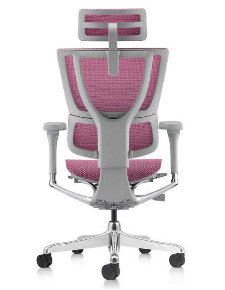Кресло MIRUS-IOO 2 (IOOE2-AG-HAM-5D-L, СЕТКА Т-168-B5-PINK), ергономичное