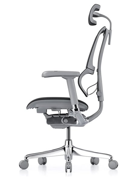 Крісло MIRUS-IOO 2 (IOOE2-AG-HAM-5D-L, СІТКА Т-168-B1 BLACK), ергономічне
