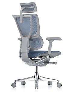 Кресло MIRUS-IOO 2 (IOOE2-AG-HAM-5D-L, СЕТКА Т-168-B4 COBALT), эргономичное 2