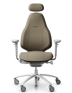 Кресло FLOKK RH MEREO 220 SILVER GREY эргономичное, новозеландская  шерсть FOCUS (GABRIEL)