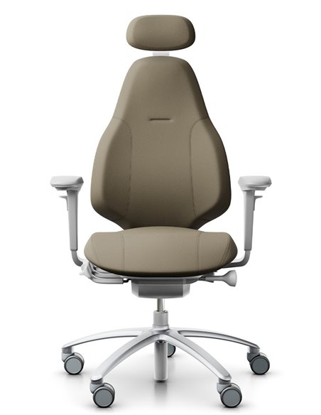 Кресло FLOKK RH MEREO 220 SILVER GREY эргономичное, новозеландская  шерсть FOCUS (GABRIEL)