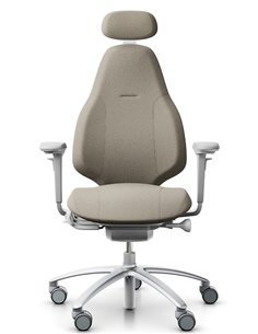 Кресло FLOKK RH MEREO 220 SILVER GREY эргономичное, новозеландская  шерсть CAPTURE (GABRIEL)