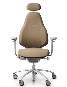 Кресло FLOKK RH MEREO 220 SILVER GREY, эргономичное, новозеландская шерсть SELECT (GABRIEL)