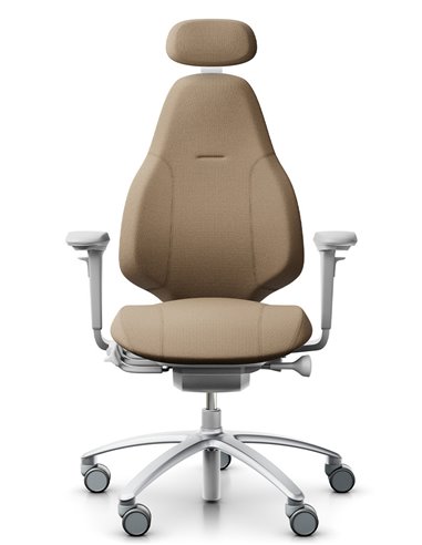 Кресло FLOKK RH MEREO 220 SILVER GREY, эргономичное, новозеландская шерсть SELECT (GABRIEL)