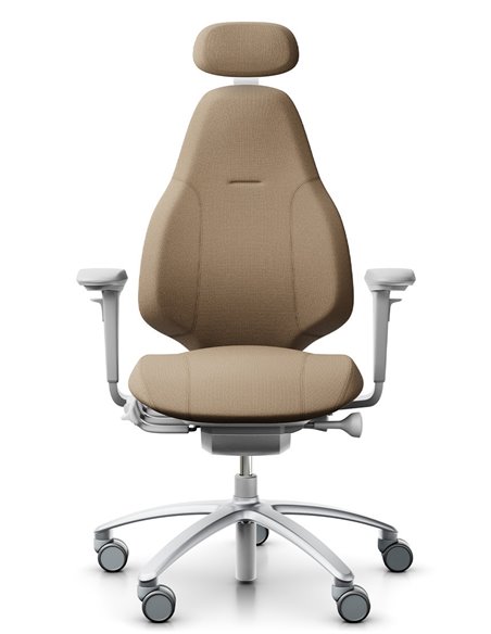 Кресло FLOKK RH MEREO 220 SILVER GREY, эргономичное, новозеландская шерсть SELECT (GABRIEL)