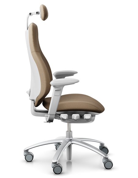 Кресло FLOKK RH MEREO 220 SILVER GREY, эргономичное, новозеландская шерсть SELECT (GABRIEL)