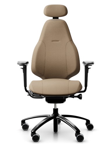 Кресло FLOKK RH MEREO 220 BLACK эргономичное, новозеландская шерсть SELECT (GABRIEL)