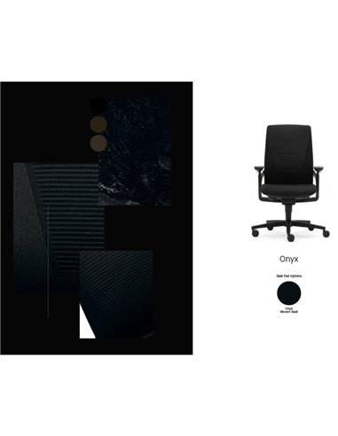 Кресло SENATOR I-WORKCHAIR 2.0 ONYX эргономичное, тканевое