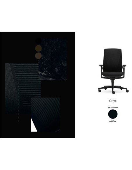 Кресло SENATOR I-WORKCHAIR 2.0 ONYX эргономичное, тканевое