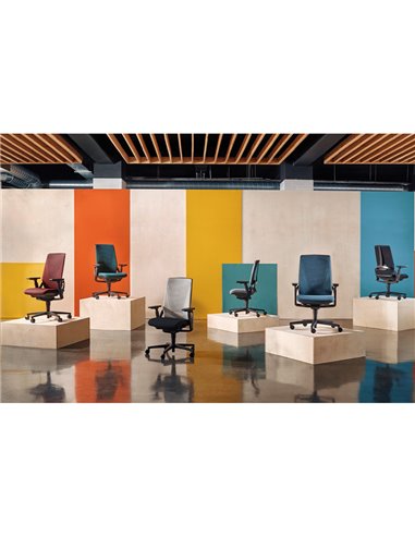 Кресло SENATOR I-WORKCHAIR 2.0 ZINC эргономичное, тканевое