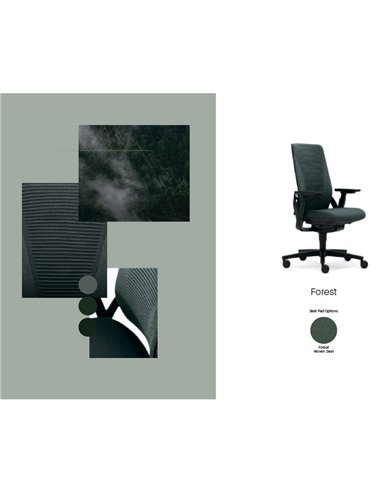 Кресло SENATOR I-WORKCHAIR 2.0 FOREST эргономичное, тканевое