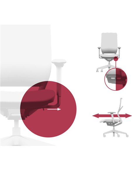 Кресло LD SEATING ARCUS 240, эргономичное, тканевое