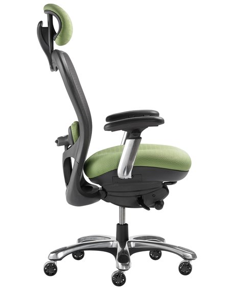 Кресло для руководителя NINGHTINGALE CXO 6200 D зеленое
