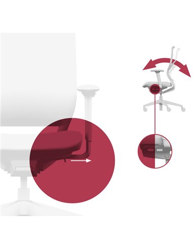 Кресло LD SEATING ARCUS 240 BASIC VERSION, эргономичное, тканевое