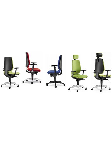 Кресло LD SEATING STREAM 280 SYS, эргономичное, с высокой спинкой