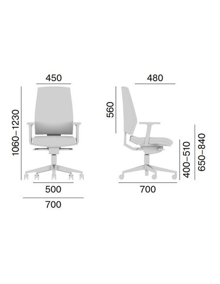 Кресло LD SEATING STREAM 280 SYS, эргономичное, с высокой спинкой