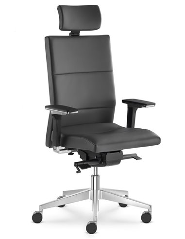 Крісло LD SEATING LASER 695 SYS для керівника, шкіряне