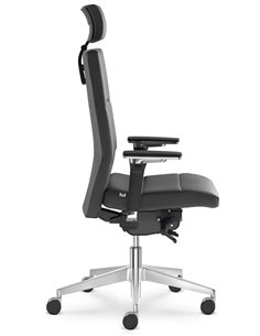 Кресло LD SEATING LASER 695 SYS для руководителя, кожаное 2