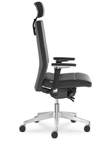Крісло LD SEATING LASER 695 SYS для керівника, шкіряне