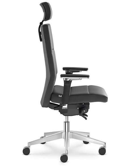 Крісло LD SEATING LASER 695 SYS для керівника, шкіряне