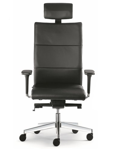Крісло LD SEATING LASER 695 SYS для керівника, шкіряне