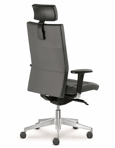 Крісло LD SEATING LASER 695 SYS для керівника, шкіряне