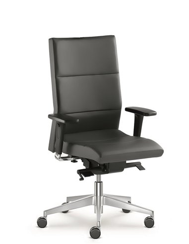 Крісло LD SEATING LASER 695 SYS для керівника, шкіряне