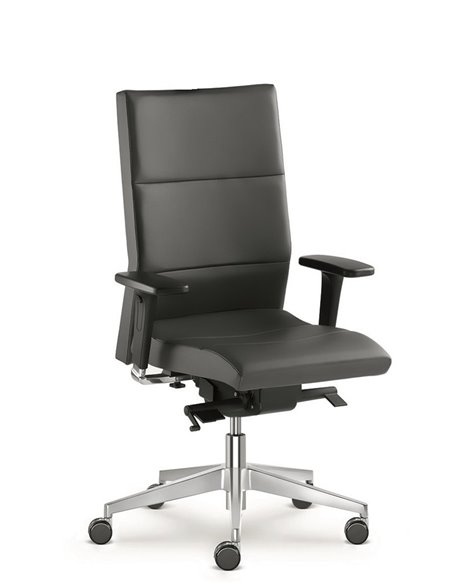Крісло LD SEATING LASER 695 SYS для керівника, шкіряне