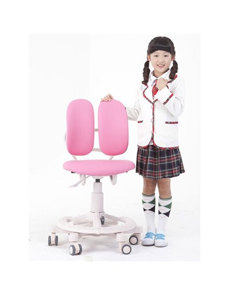 Кресло DUOREST Kids DR-218A детское, ортопедическое, цвет розовый