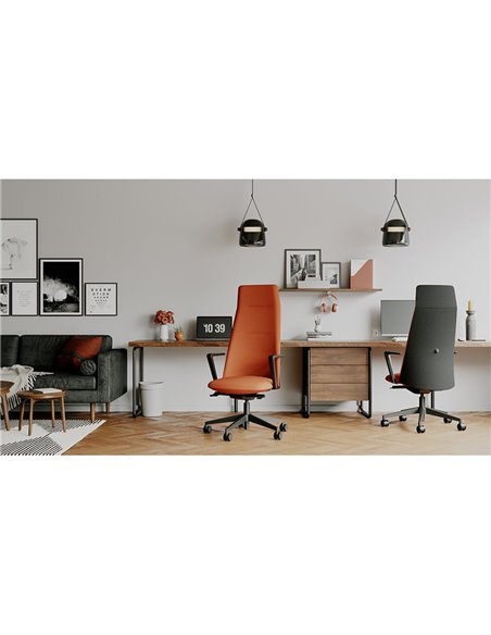 Кресло LD SEATING MELODY OFFICE 790 SYS эргономичное, с высокой спинкой