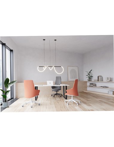 Кресло LD SEATING MELODY OFFICE 791 SYS, тканевое, с высокой спинкой