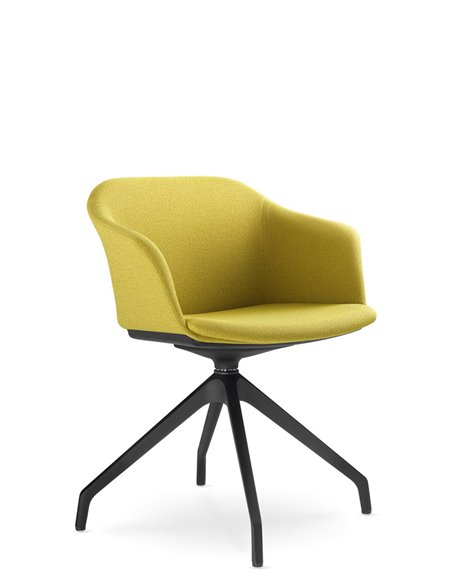 Кресло LD SEATING WAVE 033-F90 BL для посетителей