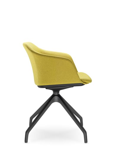 Кресло LD SEATING WAVE 033-F90 BL для посетителей