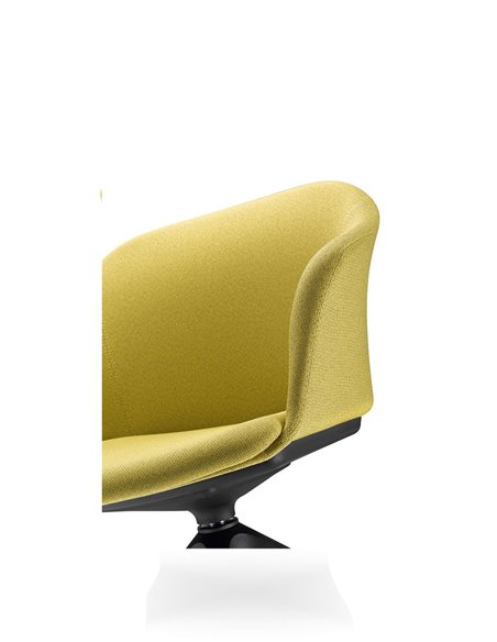 Кресло LD SEATING WAVE 033-F90 BL для посетителей