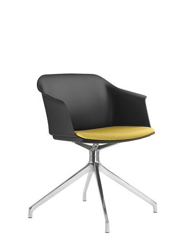 Кресло LD SEATING WAVE 033-F90 BL для посетителей