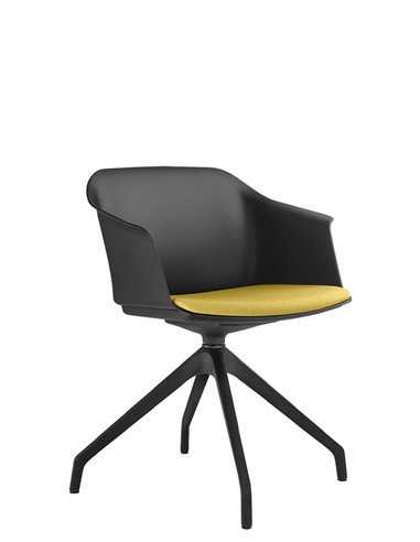 Кресло LD SEATING WAVE 033-F90 BL для посетителей
