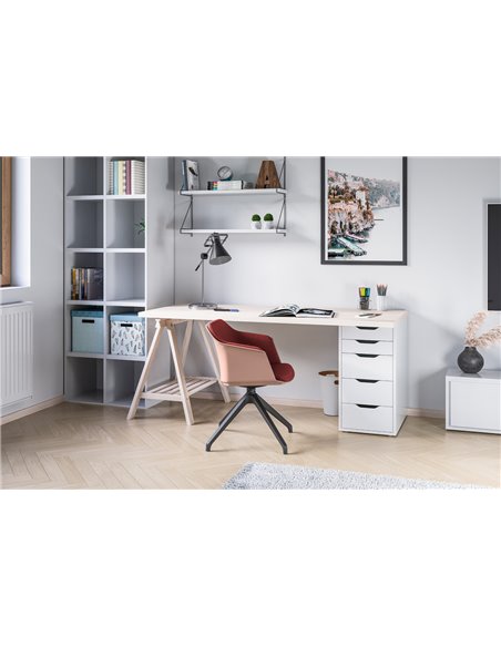 Кресло LD SEATING WAVE 033-F90 BL для посетителей