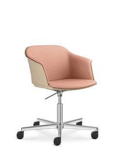 Конференц-кресло LD SEATING WAVE 032-F37-N6, на колесах
