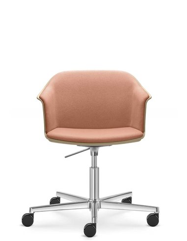 Конференц-кресло LD SEATING WAVE 032-F37-N6, на колесах