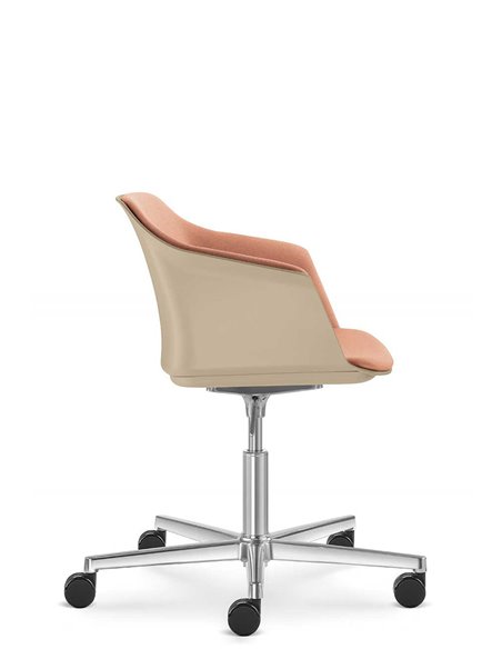 Конференц-кресло LD SEATING WAVE 032-F37-N6, на колесах