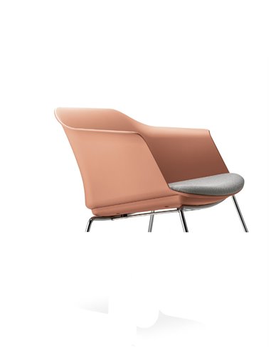 Конференц-кресло LD SEATING WAVE 030-Q-N4 на полозьях