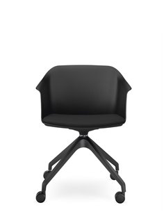 Кресло LD SEATING WAVE 030-F95 BL для посетителей, поворотное 2