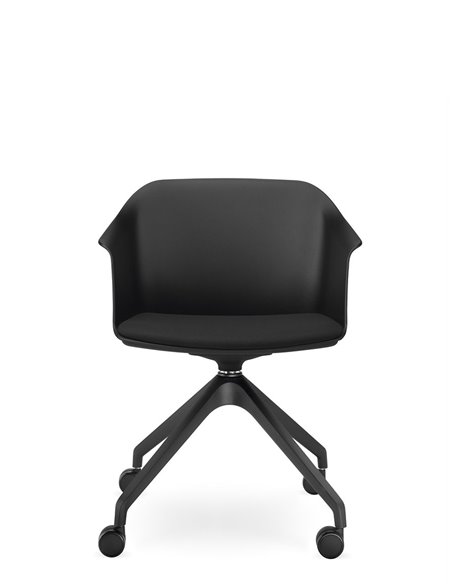 Кресло LD SEATING WAVE 030-F95 BL для посетителей, поворотное