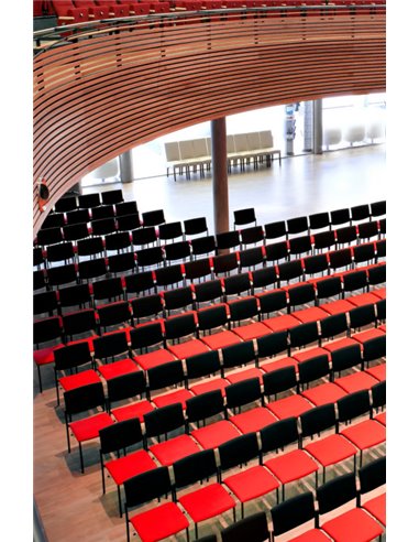Кресло LD SEATING SEANCE 090 BS для аудиторий, с корзиной под сиденьем