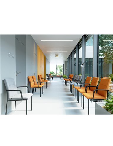 Кресло LD SEATING SEANCE CARE 070 для посетителей, на ножках