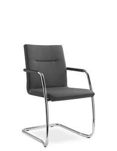 Кресло LD SEATING SEANCE CARE 076-Z, для посетителей, на полозьях