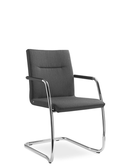 Кресло LD SEATING SEANCE CARE 076-Z, для посетителей, на полозьях