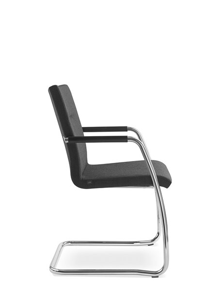 Кресло LD SEATING SEANCE CARE 076-Z, для посетителей, на полозьях