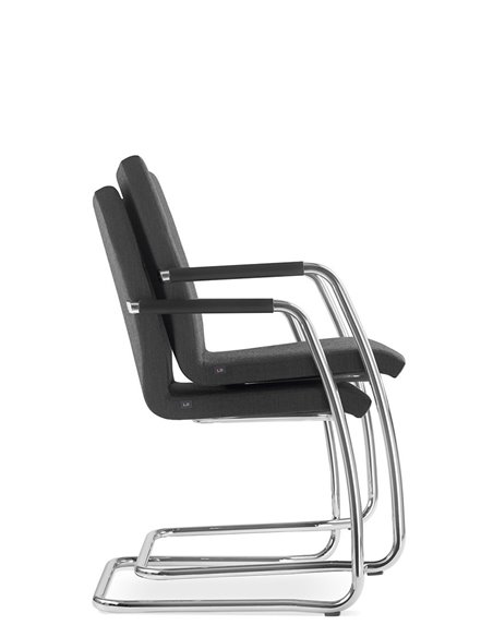 Кресло LD SEATING SEANCE CARE 076-Z, для посетителей, на полозьях