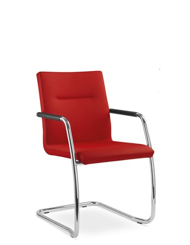 Кресло LD SEATING SEANCE CARE 076-Z, для посетителей, на полозьях
